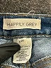 Happily Grey Blue Denim Shorts Size 26 waist - photo 3