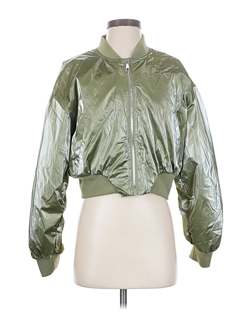 Pre-owned Iris Windbreaker Jacket In Green