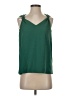 Unbranded 100% Polyester Green Sleeveless Top Size S - photo 1
