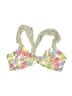 SAHA Floral Yellow Swimsuit Top Size S - photo 1
