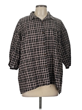 Assorted Brands 3/4 Sleeve Button-Down Shirt (view 1)