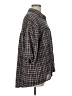 Assorted Brands Houndstooth Gray 3/4 Sleeve Button-Down Shirt Size L (estimated) - photo 4