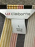 Liz Claiborne Stripes Gold Short Sleeve Top Size L - photo 7