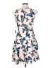 CeCe 100% Polyester Print Blue Cocktail Dress Size 2 - photo 2