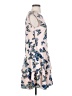 CeCe 100% Polyester Print Blue Cocktail Dress Size 2 - photo 4