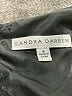 Sandra Darren 100% Polyester Polka Dots Black Casual Dress Size 8 - photo 7