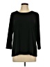 Chico's Black 3/4 Sleeve Top Size Lg (2) - photo 1