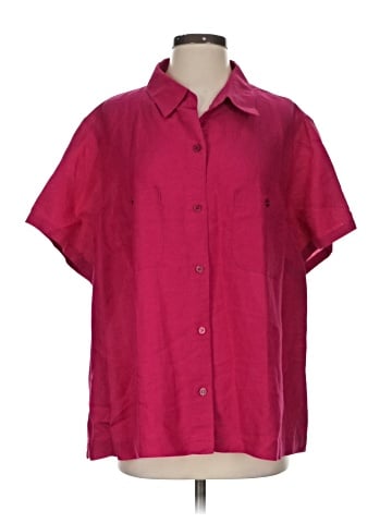 Crazy Horse by Liz Claiborne Short Sleeve Blouse (view 1)