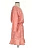Joie 100% Polyester Hearts Pink Casual Dress Size XS - photo 4