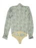 Paige 100% Polyester Gray Bodysuit Size XS - photo 2