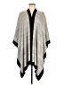 Calvin Klein 100% Acrylic Gray Poncho One size - photo 1