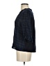 Left Coast by Dolan Color Block Plaid Blue 3/4 Sleeve Blouse Size S - photo 5