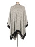 Calvin Klein 100% Acrylic Gray Poncho One size - photo 2