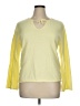 J.Jill 100% Cotton Yellow Sweatshirt Size XL - photo 1