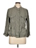 Sanctuary 100% Lyocell Gray Green 3/4 Sleeve Button-Down Shirt Size L (estimated) - photo 1