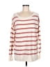 Ann Taylor LOFT Stripes White Pullover Sweater Size M - photo 1