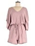 GeeGee Solid Pink Romper Size S - photo 1
