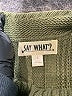 Say What? 100% Acrylic Green Turtleneck Sweater Size L - photo 7