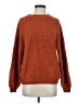 Prettygarden 100% Acrylic Solid Orange Pullover Sweater Size S - photo 1