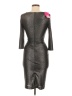 Talbot Runhof Metallic Silver Cocktail Dress Size 32 waist - photo 2