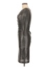 Talbot Runhof Metallic Silver Cocktail Dress Size 32 waist - photo 5