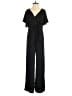 Leith 100% Polyester Solid Black Jumpsuit Size XS - photo 1