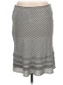 J.Crew Houndstooth Silver Casual Skirt Size L - photo 2
