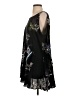 Free People 100% Rayon Floral Tropical Black Long Sleeve Blouse Size XS - photo 5