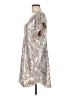 Free People Metallic Silver Cocktail Dress Size M - photo 5