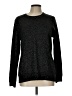Basic Editions Metallic Black Pullover Sweater Size L - photo 1