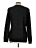 Basic Editions Metallic Black Pullover Sweater Size L - photo 2
