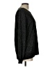 Basic Editions Metallic Black Pullover Sweater Size L - photo 4