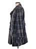 Cato Plaid Blue Coat Size M - photo 5
