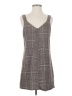 Unbranded 100% Polyester Tweed Gray Casual Dress Size S - photo 1
