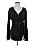 VITA GRACE 100% Polyester Black Long Sleeve Blouse Size S - photo 1