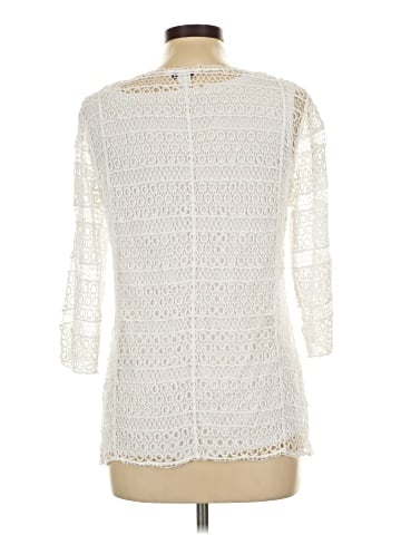 Christopher & Banks 3/4 Sleeve Blouse (view 2)