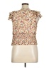 Jessica Simpson 100% Polyester Tan Ivory Sleeveless Blouse Size XL - photo 2