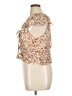 Jessica Simpson 100% Polyester Tan Ivory Sleeveless Blouse Size XL - photo 5