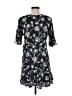 Assorted Brands 100% Rayon Black Blue Casual Dress Size M - photo 2