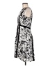 Talbots Graphic Gray Cocktail Dress Size 8 - photo 5