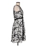 Talbots Graphic Gray Cocktail Dress Size 8 - photo 4