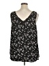 Maurices 100% Polyester Black Sleeveless Blouse Size 14 (0) - photo 2
