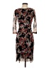 Kay Unger Floral Black Cocktail Dress Size XS - photo 2