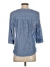 Roi Blue 3/4 Sleeve Blouse Size S - photo 2
