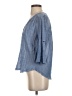 Roi Blue 3/4 Sleeve Blouse Size S - photo 5