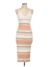 Willow & Wind Stripes Tan Cocktail Dress Size L - photo 1