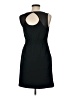 Elle 100% Polyester Solid Black Cocktail Dress Size 6 - photo 2