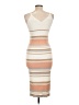 Willow & Wind Stripes Tan Cocktail Dress Size L - photo 2