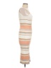 Willow & Wind Stripes Tan Cocktail Dress Size L - photo 4