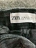 Zara Paisley Black Denim Shorts Size 6 - photo 3